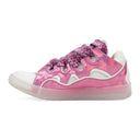 PINK/WHITE BASKETS CURB SNEAKERS