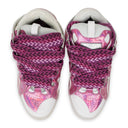 PINK/WHITE BASKETS CURB SNEAKERS