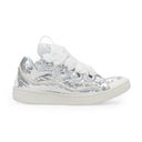 SILVER CURB A EFFET METALLIQUE SNEAKERS