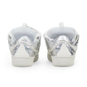 SILVER CURB A EFFET METALLIQUE SNEAKERS