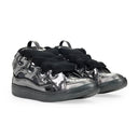 SILVER CURB SNEAKERS