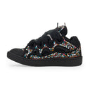 BLACK/MULTICOLOR CURB SNEAKERS