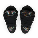BLACK/MULTICOLOR CURB SNEAKERS