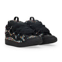 BLACK/MULTICOLOR CURB SNEAKERS