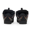 BLACK/MULTICOLOR CURB SNEAKERS