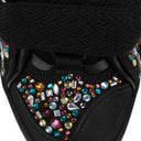 BLACK/MULTICOLOR CURB SNEAKERS