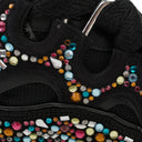 BLACK/MULTICOLOR CURB SNEAKERS