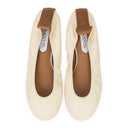 BEIGE BALLERINA FLATS