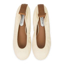 BEIGE BALLERINA FLATS
