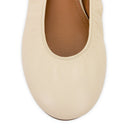 BEIGE BALLERINA FLATS