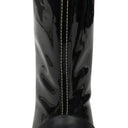 BLACK BANANA HEEL 80MM LARGE KNEE-HIGH BOOTS