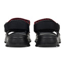 BLACK X SUICOKE WAVE CURB SANDALS