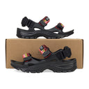 BLACK X SUICOKE WAVE CURB SANDALS