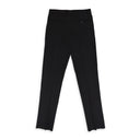 BLACK STRAIGHT LEG TROUSERS
