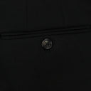 BLACK STRAIGHT LEG TROUSERS