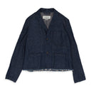 BLUE PATCH POCKET DENIM JACKET
