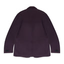 BLACK PADDED SINGLE BREAST JACKET