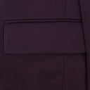 BLACK PADDED SINGLE BREAST JACKET