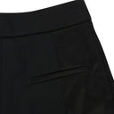 BLACK CIGARETTE STRAIGHT-FIT PANT