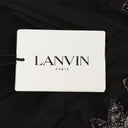 BROWN LACE V NECK FLARE SHORT DRESS