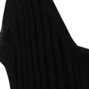 BLACK SLEEVELESS BODYCON MIDI DRESS