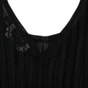 BLACK SLEEVELESS BODYCON MIDI DRESS