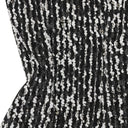 BLACK/MULTICOLOR MIDI FORMAL DRESS