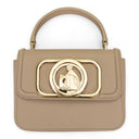 BEIGE TOP HANDLE PM SHOULDER BAG