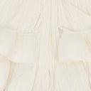 OFF-WHITE EVENING CHARMEUSE CAPE FORMAL DRESS
