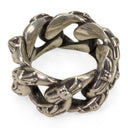 SILVER LARGE EXTRA FANCY RING
