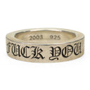 SILVER FUCK YOU SPACER RING