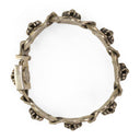 SILVER MULTI CROSS BRACELET