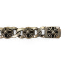 SILVER MULTI CROSS BRACELET