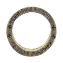 SILVER/BLACK MINI PLUS RING