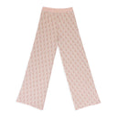 BLUE/RED KNIT PULL ON PANTS