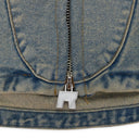 BLUE FATHERS GARDEN TRUCKER JACKET