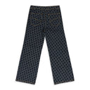 BLUE SLIM DENIM STRAIGHT-FIT JEANS