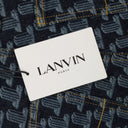 BLUE SLIM DENIM STRAIGHT-FIT JEANS