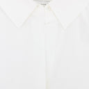 WHITE LONG SLEEVE COCOON TUNIC SHIRT BLOUSE