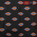 BLACK ALL OVER DICKIES LOGO INDUSTRIAL SHORTS