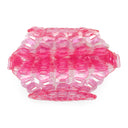 PINK SQUARE BASKET TINY TOTE BAG