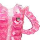 PINK SQUARE BASKET TINY TOTE BAG