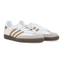WHITE/BROWN/GRAY SAMBA OG SNEAKERS