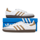 WHITE/BROWN/GRAY SAMBA OG SNEAKERS