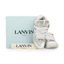 WHITE/SILVER CURB SNEAKERS