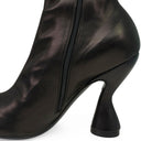BLACK CUISSARDES TALON OVER THE KNEE BOOTS