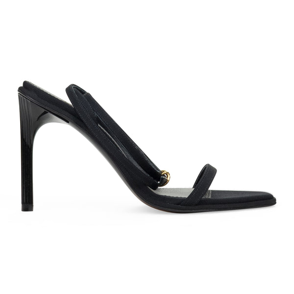 BLACK/BLACK ELEGANT FEMME SANDAL PUMPS