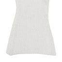 WHITE SCALLOP STRAIGHT PANTS