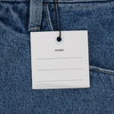 BLUE ZIP THROUGH STRAIGHT-FIT JEANS
