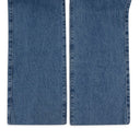 BLUE ZIP THROUGH STRAIGHT-FIT JEANS